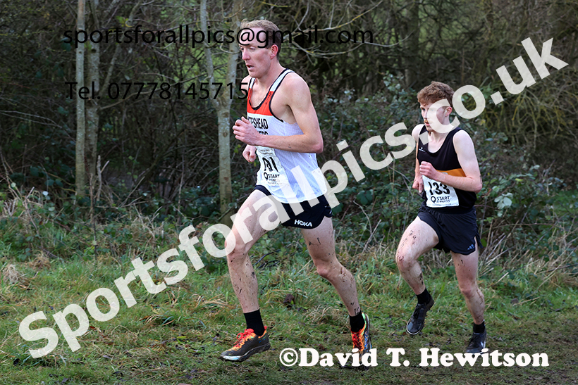 Senior mens 2024 NECAA Cross Country Champs., Temple Park, South Shields. Photo: David T. Hewitson/Sports for All Pics